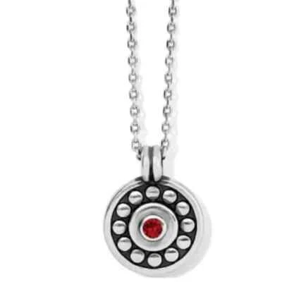 Nuevo con etiquetas Collar Brighton Pebble Dot Plata Cristal Rojo $58 Foto 1 de 4
