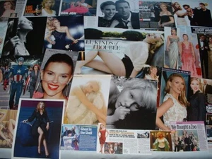 SCARLETT JOHANSSON Set Of Magazine Clippings Cuttings Pictures (MARVEL/MOVIE) - Picture 1 of 1