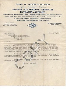 Carta rara de 1921 del Presidente del 1er Carnaval Nacional Canadiense Anual de Invierno - Imagen 1 de 1