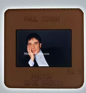 Foto De Colección 1991 Paul Simon 35mm Color Transparencia Diapositiva Warner Brothers - Imagen 1 de 1