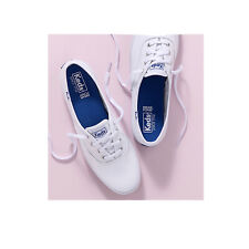 Keds Champion Shoes Women’s Low Top Sneakers White Canvas New In Box