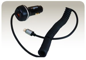 Mgbca Sonic Fast USB-C Car Charger, Coil, 51w PD QC 3.0 For IPhone XR - Picture 1 of 12