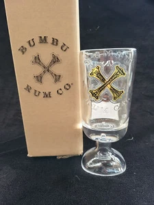 Bumbu Rum Scatola di Vetro Set Vetro Riciclato Fatto a Mano - Foto 1 di 4