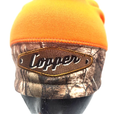 Realtree Copper Camo Orange Beanie Hunting Cap Hat EX! NWT! - Image 1 of 4
