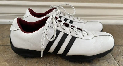 ADIDAS Z-Traxion White Black /Red Leather Golf Shoes Size 7.5 791003 - Image 1 of 4