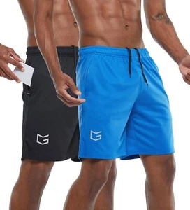 Men's 7" Workout Running Shorts Quick Dry Lightweight Gym Shorts with Zip Poc... - Picture 1 of 7