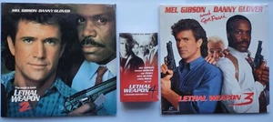 Lethal Weapon 2 & 3 Sealed Laserdiscs + Lethal Weapon 4 VHS Tape New Sealed Lot - Picture 1 of 7