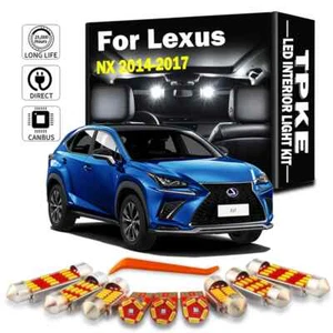 8Pc LED Interior Trunk Map Light Kit For Lexus NX NX200 NX200t NX300h 2014-2017 - Picture 1 of 9