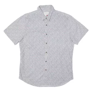 SOVEREIGN CODE Mens Shirt White Floral XL - Picture 1 of 6