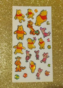 WINNIE THE POOH PUUH CRYSTAL Stickeralbum Sticker 90er Vintage Aufkleber SELTEN - Bild 1 von 2
