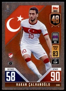 Topps Match Attax 101 Nations League 2022 - Hakan Çalhanoğlu Turkey No. CD48 - Picture 1 of 2