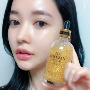 Lampadina Goldzan Siero Oro 24k 99,9% Oro Puro COSMETICO COREANO Oro Puro - Foto 1 di 12
