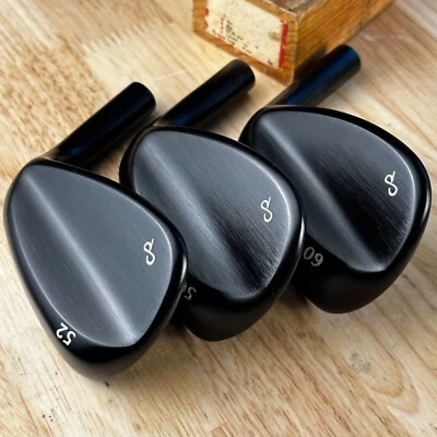52/56/60 SM Wedge Set by Corey Paul Classic 1025 FORGED MATTE BLACK PVD - Image 1 of 4