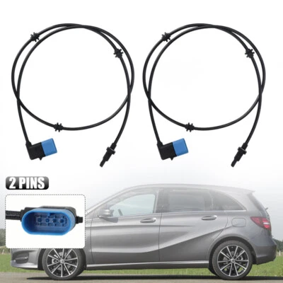 2X Sensor de velocidad de rueda ABS trasero derecho derecho para Mercedes-Benz W176 W245 X156 X117 W242 Foto 1 de 4
