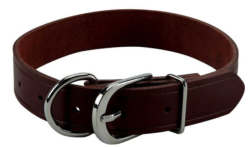 NUEVO COLLAR BOSS PET 30019 1" X 19" CUERO MARRÓN MASCOTA PERRO 1868637 Foto 1 de 1