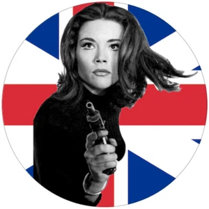 Imán/Magnet Emma Peel . diana rigg avengers los vengadores ian hendry - Imagen 1 de 2