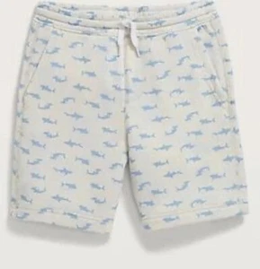 Toddlers Boy’s Old Navy Vintage Inspired Shark Printed Shorts Size 5 - Picture 1 of 6