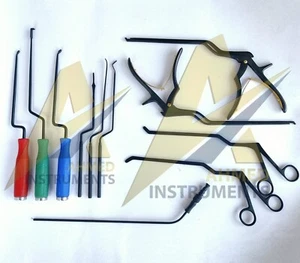 Basic MIS Lendenwirbelsäuleninstrumente Set Wirbelsäulenchirurgie Set schwarz Titan Farbe - Bild 1 von 6