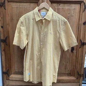 WESC short sleeve checkered shirt slim fit - Picture 1 of 5