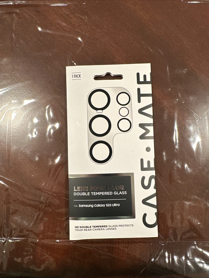 Case-Mate Lens Protector Double Tempered Glass for Samsung Galaxy S23 Ultra - Image 1 of 2