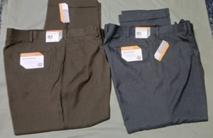 2 paia pantaloni eleganti uomo Savane Select Edition 42x29 polsini ramoscello e antracite nuovi con etichette - Foto 1 di 12