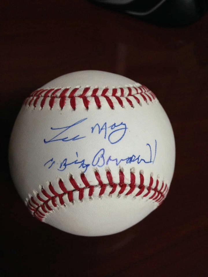 Lee May Autographed ROMLB Baseball Big Bopper - Image 1 of 1