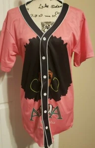 Woman's AKA Baseball style Shirt pink Size XL - Picture 1 of 3