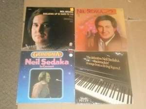 NEIL SEDAKA lot 5x SEALED LP backtrackin IN CONCERT breaking up is hard to do - Picture 1 of 5