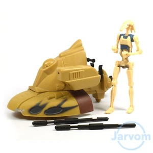 Star Wars 3.75" TPM Episode 1 Armored Scout Tank & Battle Droid Loose Complete - Picture 1 of 1