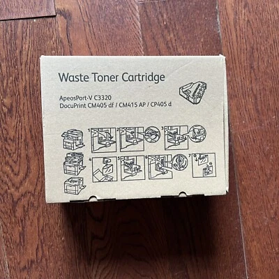 New Compatible Waste Toner Cartridge Xerox CM405 CP405 415 C3320 WTC - Image 1 of 4