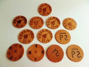 Philmont Scout Ranch Leder Untersetzer Patch Bier Untersetzer Set 12 Kuh Branding - Bild 1 von 6