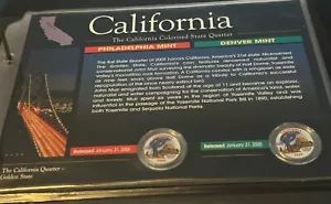 Collectible Coins - 2005 P & D California State Quarters - Picture 1 of 3