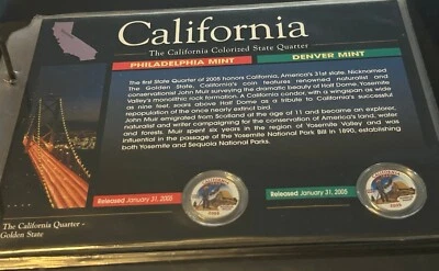 Collectible Coins - 2005 P & D California State Quarters - Image 1 of 3