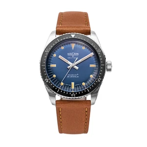 Vulcain Skindiver Nautique (38mm) Blue 660170A37.BAC207 - Picture 1 of 2