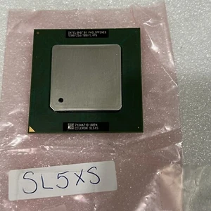 Intel Celeron 1.2Ghz Tualatin Socket 370 CPU SL5XS 256K 100 MHz Bus 1.475V - Picture 1 of 2