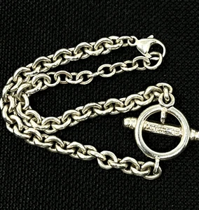 Lenox Sterling Silver Starter Charm Bracelet  8 1/2" INCHES - Picture 1 of 4