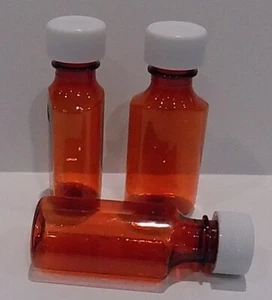 4 Unzen graduiert oval Bernstein Sonderangebot UK Versand inklusive Plastik Medizin Flaschen - Bild 1 von 2