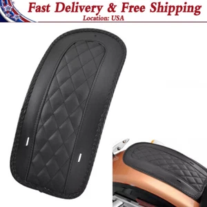 Rear Fender Bib Solo Seat Vinyl Cover Fit For Harley Touring Road King 2008-18 - Picture 1 of 12