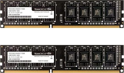 Teamgroup Elite 16Gb Ddr3 1600Mhz Pc3 12800 Cl11 Desktop Memory Kit - Image 1 of 4