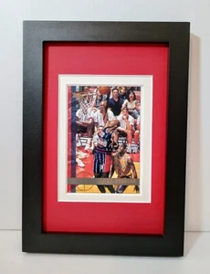 Clyde Drexler Houston Rockets Framed Basketball Card Plaque 1997 Topps #71 - Picture 1 of 4