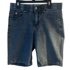 Pantalones Cortos Para Mujer Lee Comfort Cintura Elastizados Usados Talla Med Informales Cómodos - Imagen 1 de 17
