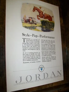 1924 Jordan grande-mag auto ad-equitazione ragazza cavallo maglione-"Stile-Pep-Performance - Foto 1 di 1