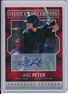 JAKE PETER 2014 ELITE EXTRA EDITION FRANCHISE FUTURE AUTO /799 CHICAGO WHITE SOX - Imagen 1 de 2