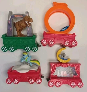 McDonalds Happy Meal Spielzeug Holiday Express Train 2017 4 Stück - Bild 1 von 5