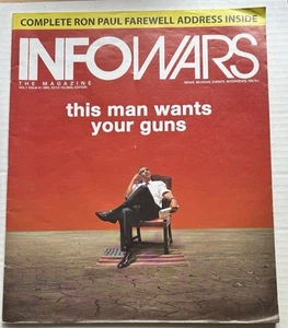 Info Wars The Magazine Vol. 1 Issue 4 - December 2012 Excellent Condition - Picture 1 of 5