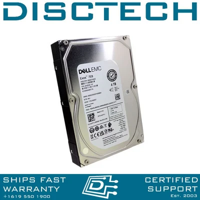 Seagate Exos 7E8 ST4000NM017A / Dell EMC JVYTJ 4TB 3.5" LFF 12Gbps 7.2K SAS HDD - Image 1 of 3