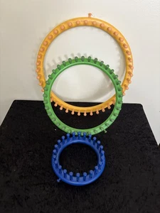 Juego de 3 telares de anillo Knifty Knitter 5”. 9”. 11”. - Imagen 1 de 1