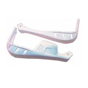New Emgo ATV MX Reinforced Plastic Handguards - White Pair, M97930, 79-97930 - Picture 1 of 12