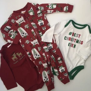 Paquete de Ropa Infantil Navidad Tema Carters (3M) Gymboree (3-6M) - Imagen 1 de 9