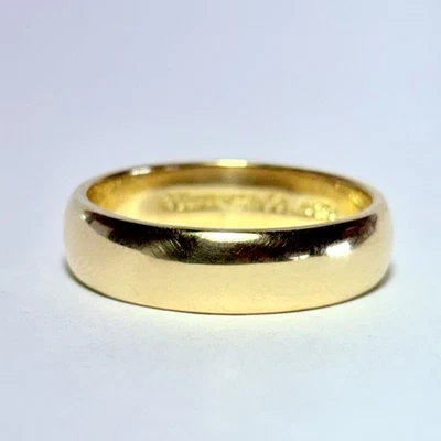 Tiffany & Co. Forever 18K Yellow Gold 6mm Size 11.25 Band Ring 10.0g - Image 1 of 4